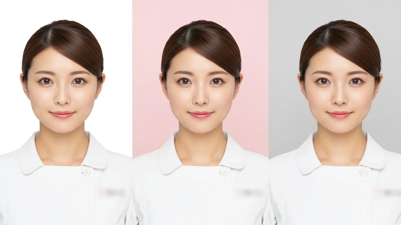 美容看護師 証明写真 - 美容医師・美容看護師に転職・副業なら【美医転科】(ビーテン)|医師・看護師・受付・カウンセラー 美容看護師 証明写真