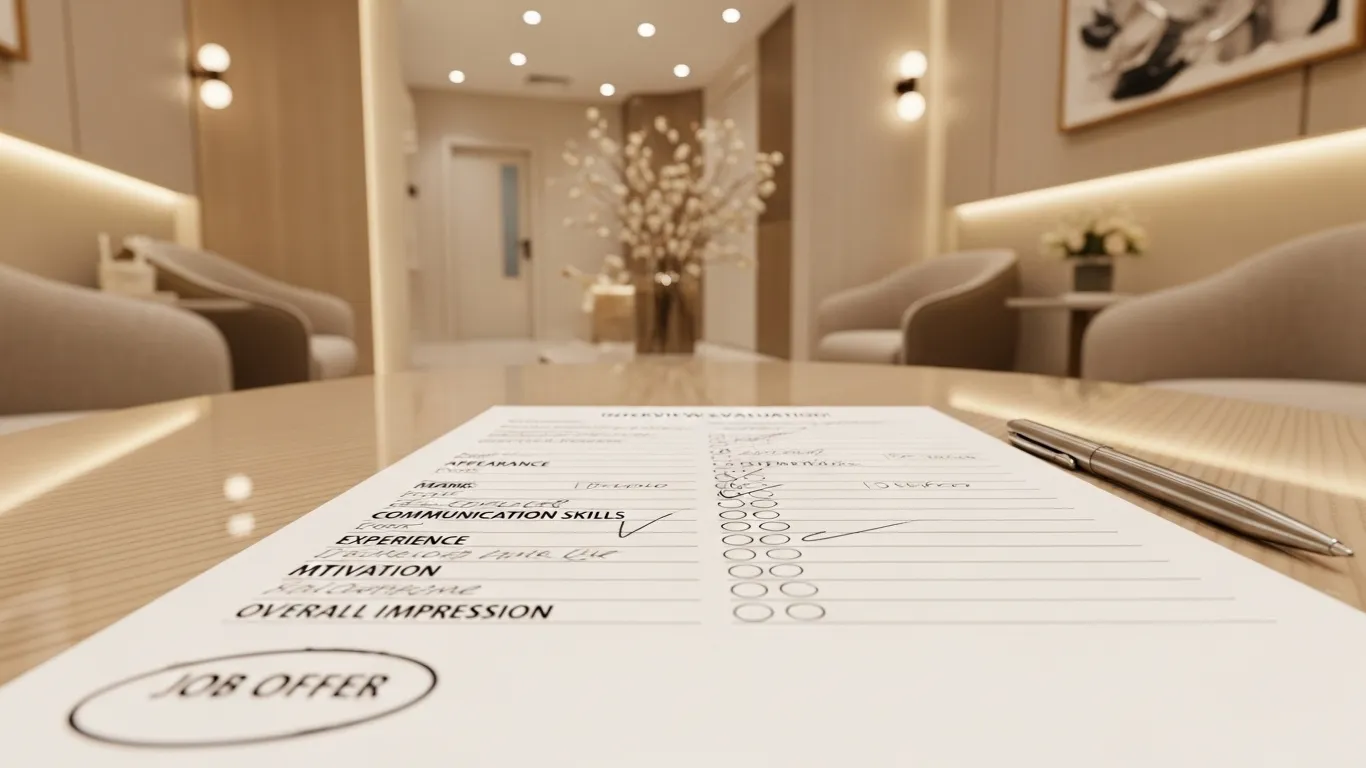 美容看護師 顔採用