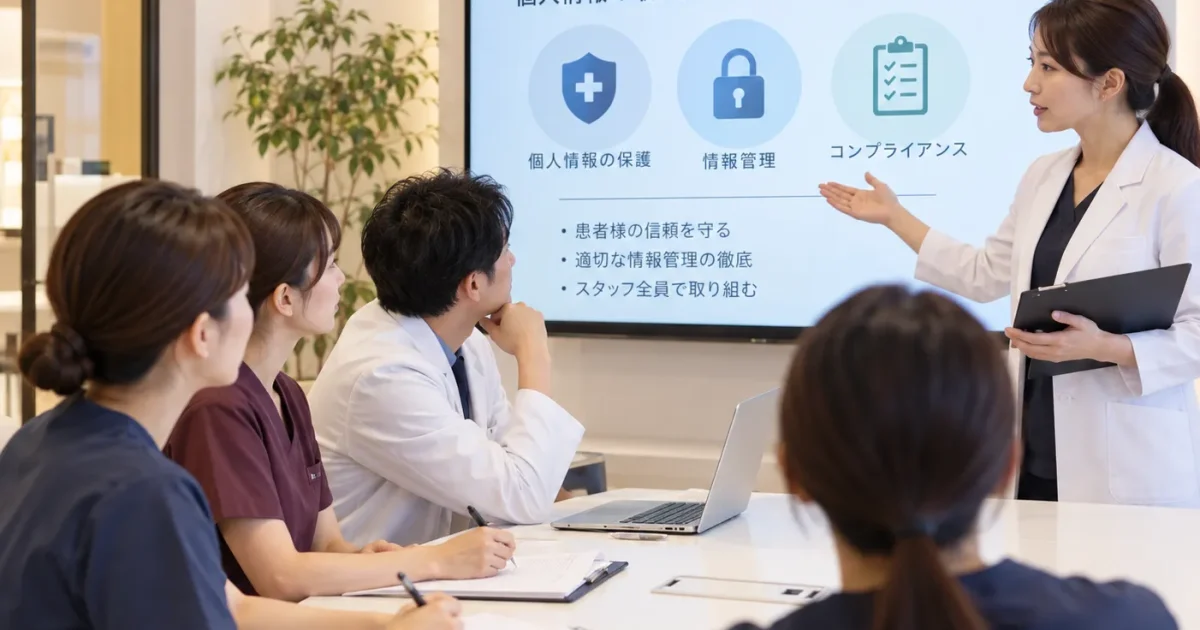 美容クリニックの守秘義務を徹底するには？院長・管理医師に求められる患者情報管理とスタッフ指導