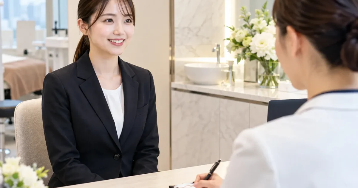 美容クリニック受付の面接で見られるポイントは？よく聞かれる質問･服装･志望動機を解説